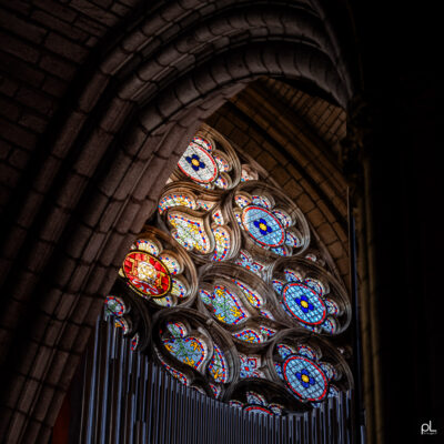 Rosace et Orgue de La Cathédrale Saint-Étienne de Limoges
